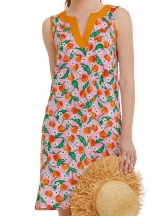 Draper James Dresses & Skirts - Draper James x Lands' End Sleeveless Dress Orange Blossom print